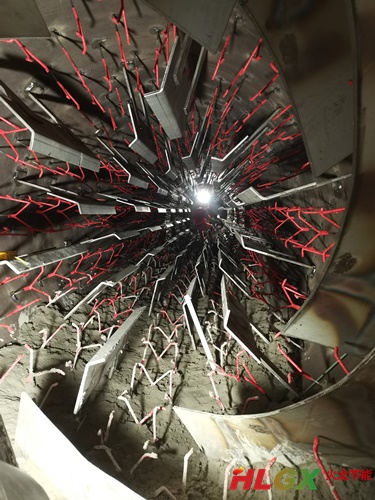 江西吉州回轉窯保溫項目